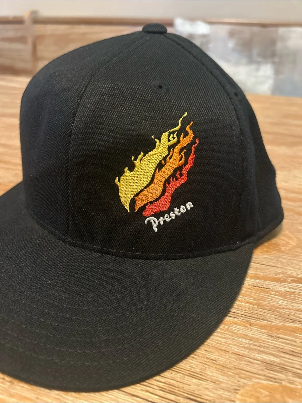 Official Preston Playz Fire Merch Cap